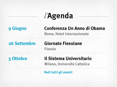 Agenda