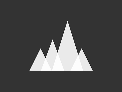 tasc logo antracite black clean color design fff logo logo design mountain peak white