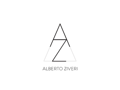 My Simple Own AZ Logo black font lines logo personal typography
