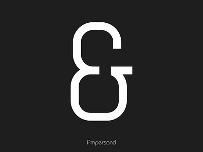 Ampersand ampersand branding character font fontography foundry letter letterdesign logo logotype type type design typeface typeface design typography