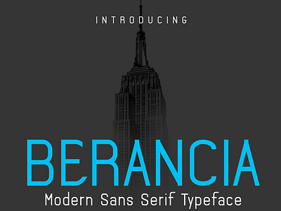 Berancia Tyepface FREE branding character design font fontography foundry free free download free typeface illustration letter letterdesign logo logotype type type design typeface typeface design typography ui