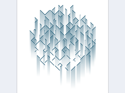 Abstract 2 abstract design geometric illustration poster print process screen print silkscreen vector wip