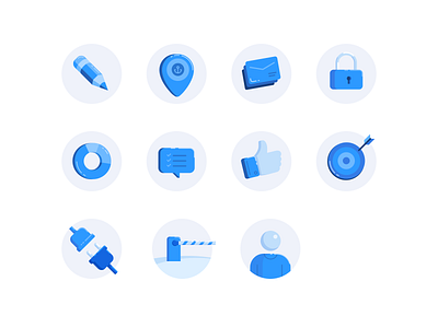 Icons for Foquz (survey service)