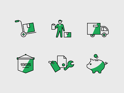 Delivery&service icons