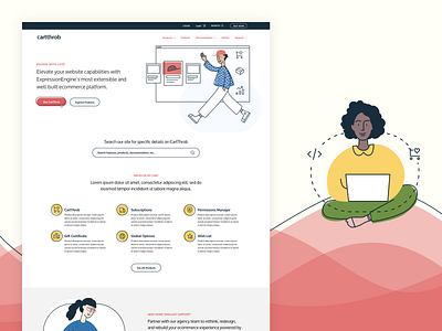 Illustration to UI brand experience brand identity design foster made illustration process ui design website design