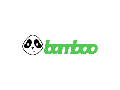 Panda Logo art branding dailylogochallenge design flat illustrator logo minimal panda typography vector