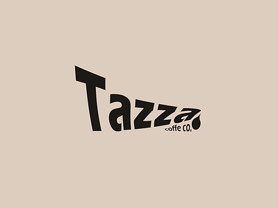 Tazza logo art branding dailylogochallenge design flat illustrator logo minimal typography vector