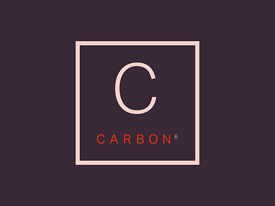 Carbon 6 Logo Idea concept design logo