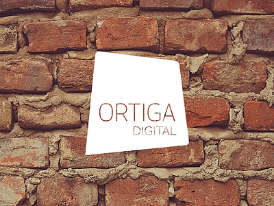 Ortiga Digital Logo branding design logo