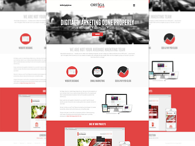 Ortiga Digital Alternative Design design ui web web design