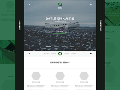 Ortiga Digital Website branding design website