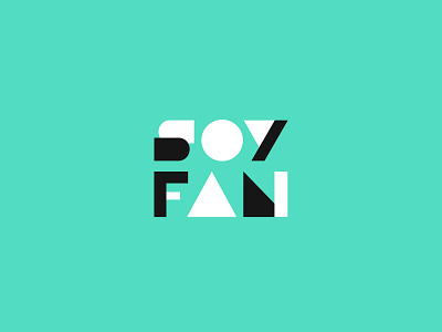 SOY FAN, Ofunam. Brand Identity branding logotipe typography vector