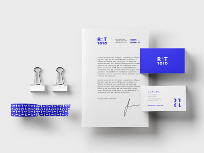 RDT 1010 Brand Identity branding design logotipe