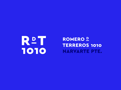 RDT 1010 Brand Identity branding design logo logotipe vector