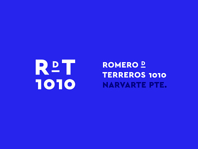 RDT 1010 Brand Identity