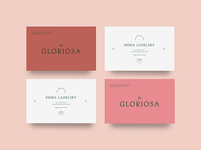 La Gloriosa Brand Identity branding bussines card design logotipe