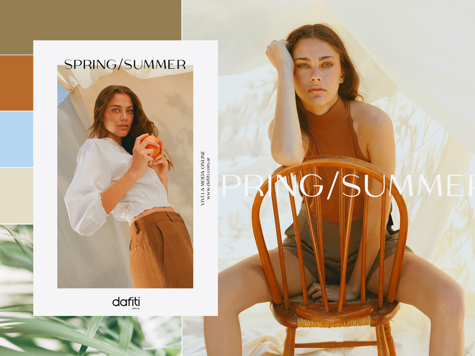 • SPRING / SUMMER • Campaign art direction fashion graphic design identity design moodboard visual identity