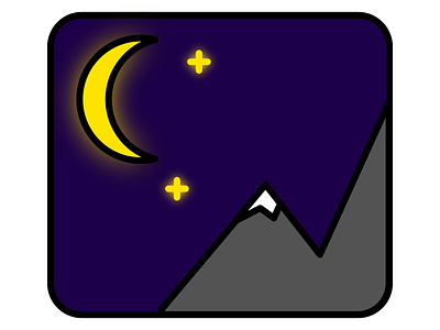 moonlite icon illustration logo vector