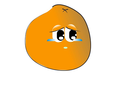 crying orange