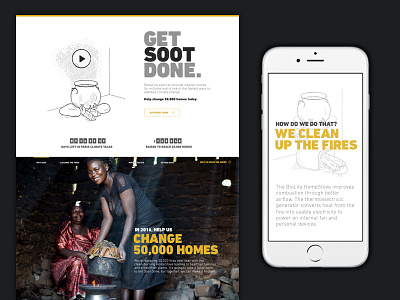 Get Soot Done Website biolite responsive website