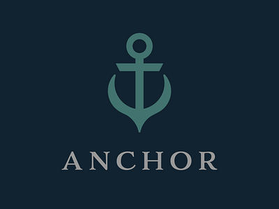 Anchor branding illustrator logo logo design