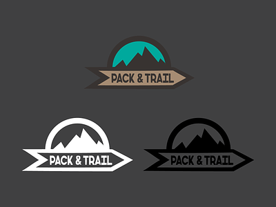 Pack & Trail Logo Design adobe branding graphic design identity design illustrator logo logo design
