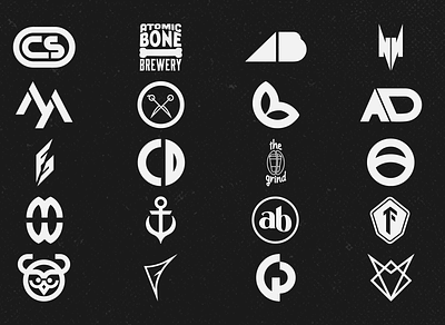 Some Logos branding graphic design icon identity design logo design logotype monogram typography visual identity