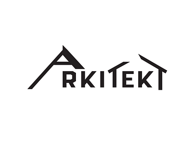 Arkitekt Logo architechture logo design