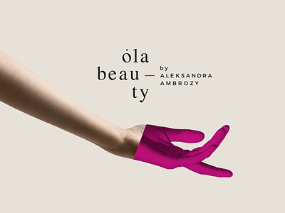 Ola Beauty Branding beauty branding color design fashion logo pink typography