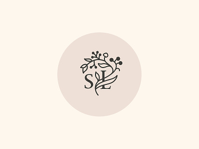 Monogram concept for an organic cosmetics brand beauty branding design fashion flower flower illustration icon illustration logo monogram pink typography