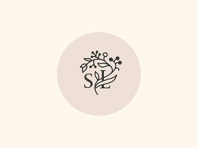 Monogram concept for an organic cosmetics brand