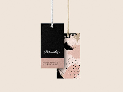 Hang Tags for fashion brand abstract pattern beauty branding color design fashion fashion branding hangtag illustration logo pattern pink swing tag typography vector