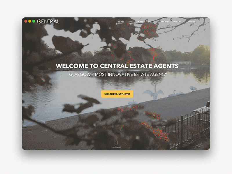 Website Redesign for TOP Real Estate company in UK animation interaction landing real estate startup ui ux video background web design