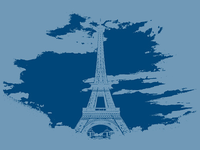 Eiffel Tower art blue decoration design eiffel tower france graphic graphic design graphic art graphic artist graphic artists interior design paris photo photo art wall art