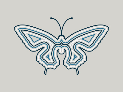 Butterfly art blue butterflies butterfly design graphic graphic design graphic art graphic artist graphic artists green grey illustration minimal orange purple vector white