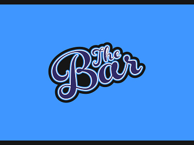 The Bar beer black blue brand and identity branding craft beer design graphic graphic design graphic art graphic artist graphic artists purple sticker sticker art sticker design sticker mule white