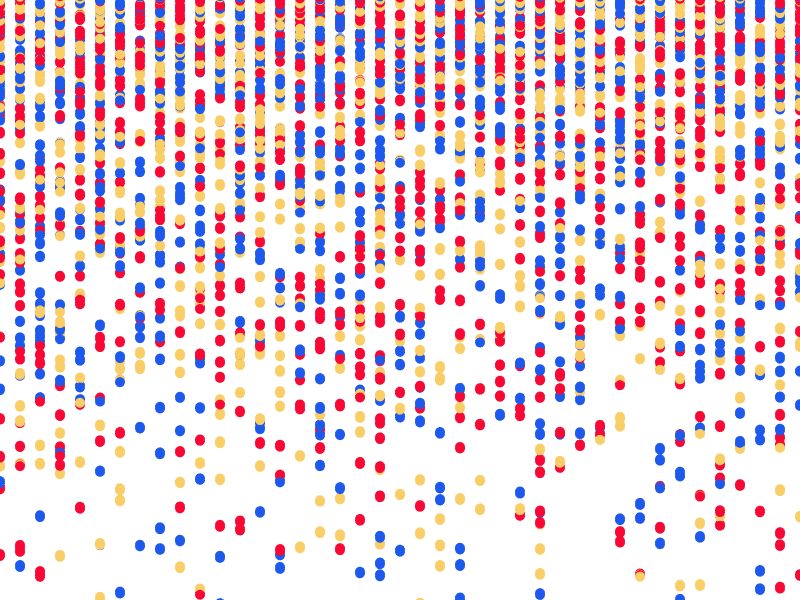 Colourful Matrix animation circle code creative coding generative gif processing