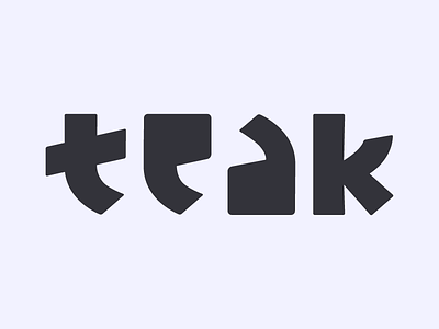Teak logo logotype quotes teak