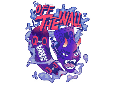 "OFF THE WALL" illstration 插图 插画 设计