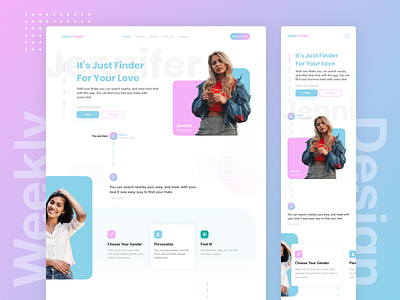 Love Finder Landing Page