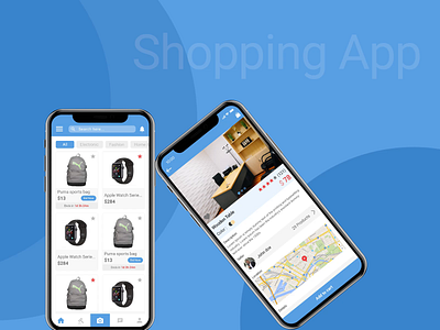 Shopping App android app design app design ecommerce app flat design illustration ios app design latestui minimal design shopping app trending design trending ui uidesign