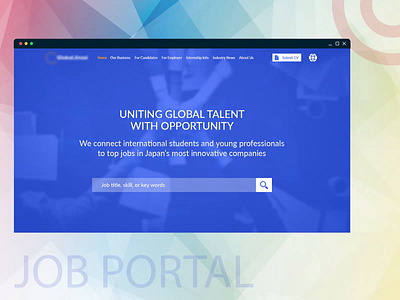 Job Portal Layout animation illustration job board job listing job portal job posting latestui trending design web design website design website layout