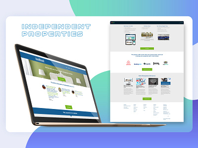 Homestay Management Website Layout design properties web design website concept