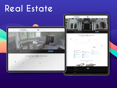 Real Estate Website Layout design real estate agency realestate responsive website website concept website design