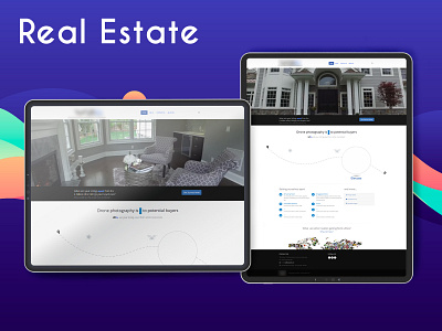 Real Estate Website Layout