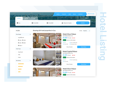 Travel Booking Website Design by Brijesh Rana for The One Technologies ...