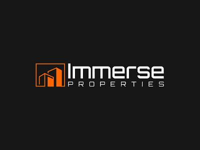 Immerse Properties branding graphic design logo