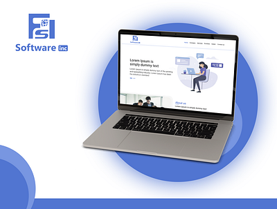 Website design - Fsi Software uidesign website flat design websitedesign websitemockup