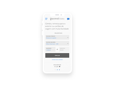 Daycoval Bank Mobile ai responsive ux website wireframe