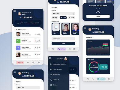 Mobile Banking Application Concept